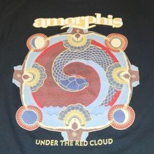 💀AMORPHIS - UNDER THE RED CLOUD (ALBUM) SHIRT - MENS SIZE L
